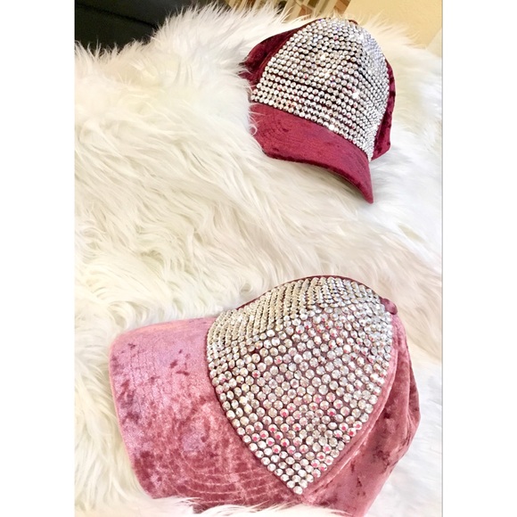 CRYSTAL VELVET CAP main image 4